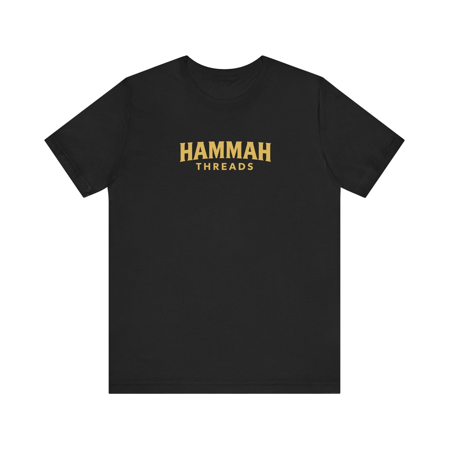 HAMMAH THREADS Signature Tee β Unisex Jersey Fit (Black-on-Only)