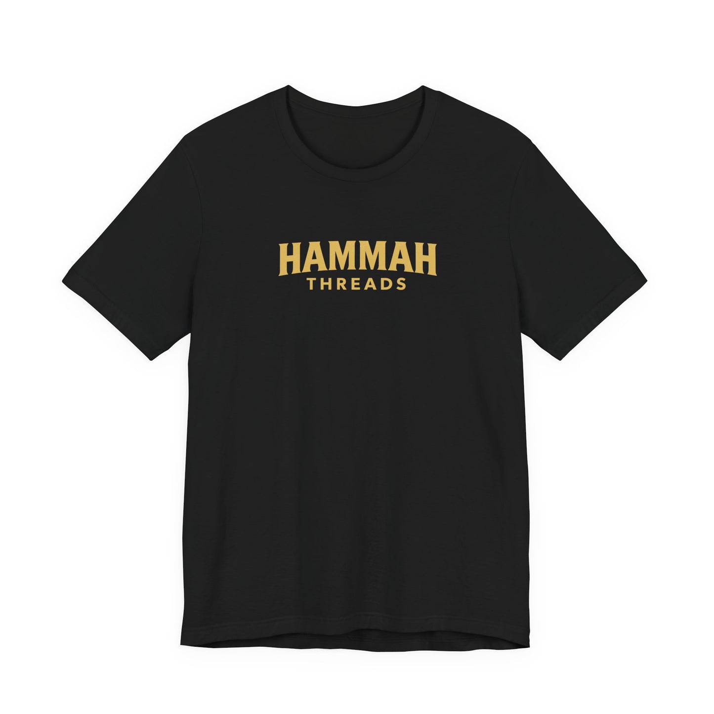 HAMMAH THREADS Signature Tee – Unisex Jersey Fit (Black-on-Only)